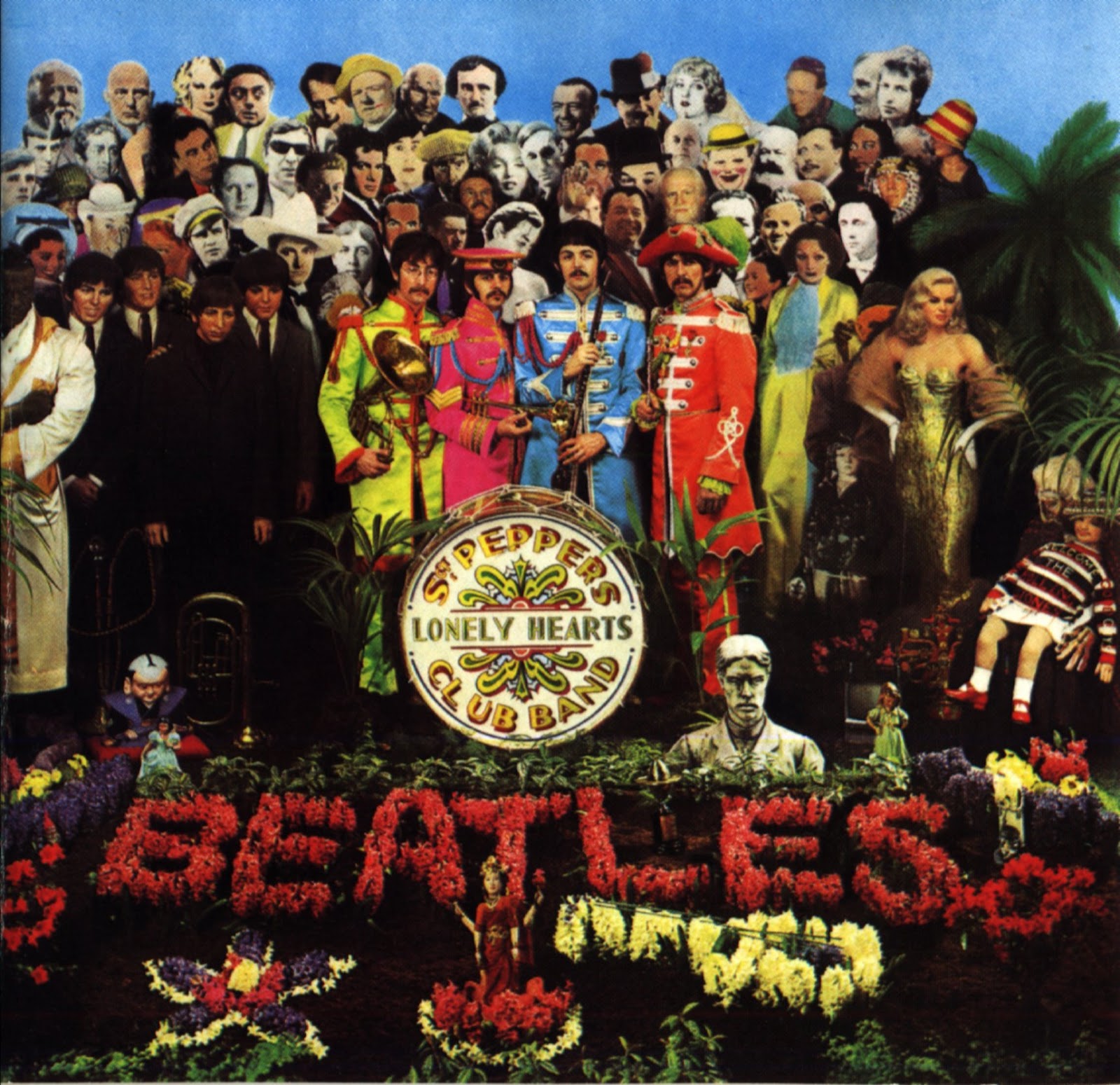 Portada final de Sgt. Peppers Lonely Hearts Club Band, Junio 1967