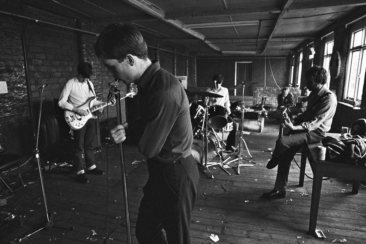 Ensayo. Davidson Rehearsal Studio, Manchester. Agosto de 1979. Kevin Cummins.